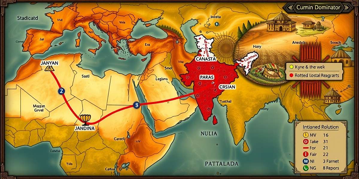Cumin Dominator Trading Strategies Cumin Dominator strategy guide showing optimal trading routes between Indian cities